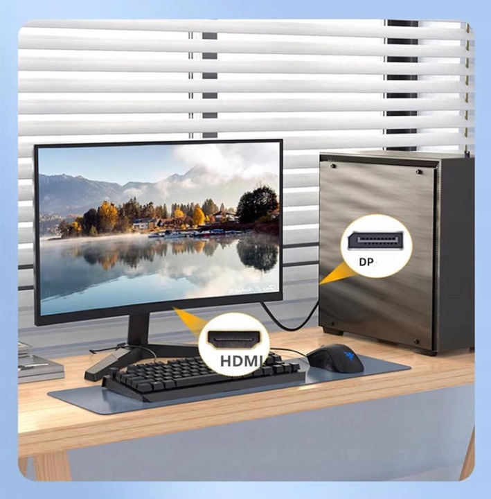 Kabel DisplayPort do HDMI DP 3 m adapter