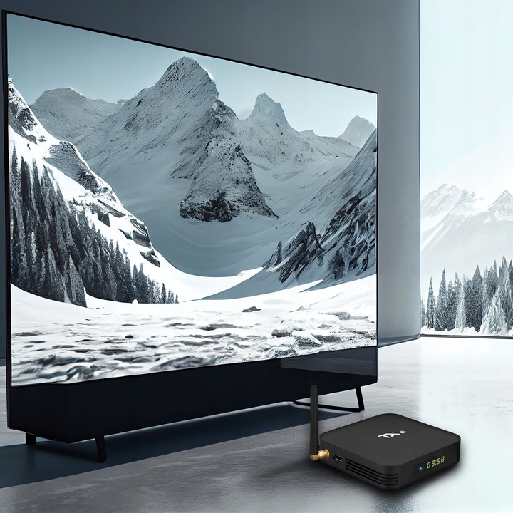 SMART TV BOX TX6 ANDROID 9 PRZYSTAWKA TV KODI 4/32 GB