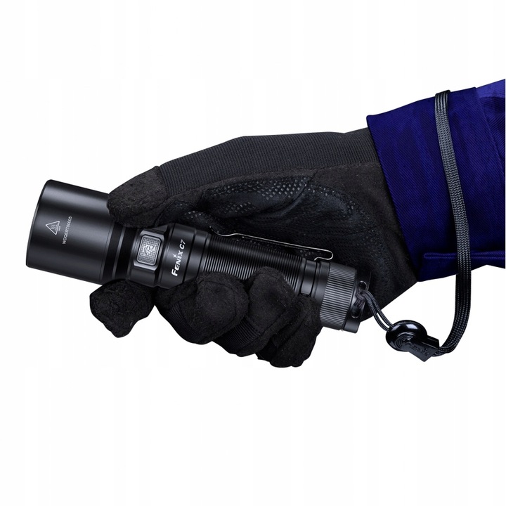 Latarka diodowa Fenix C7 3000lm 470m USB-C + Akumulator + Dodatki