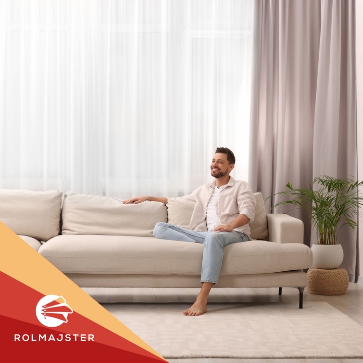 Karnisz sufitowy podwójny PCV 320 cm szyna sufitowa II TOROWA