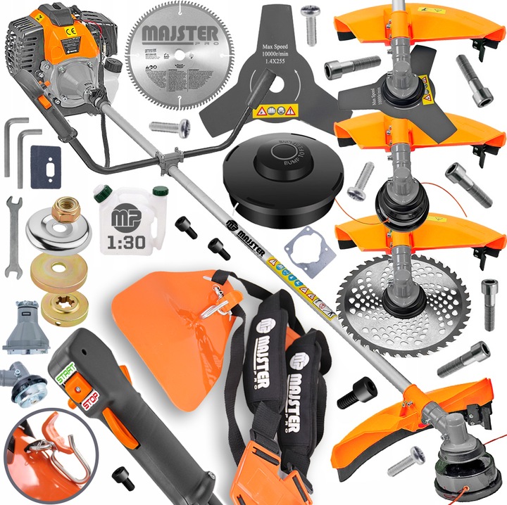 KOSA SPALINOWA podkaszarka wykaszarka kosiarka trawy MAJSTER PL MP0415