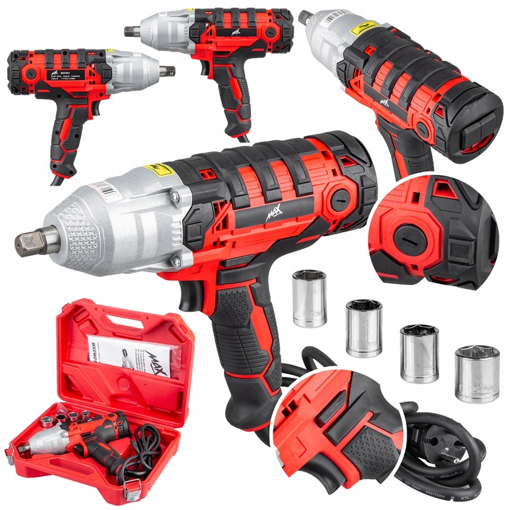 KLUCZ UDAROWY ELEKTRYCZNY SIECIOWY DO KÓŁ 230V NIE PNEUMATYCZNY