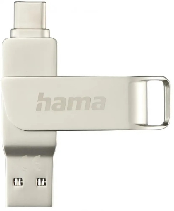 PENDRIVE PAMIĘĆ USB 256GB 2W1 USB USB-C OTG HAMA ROTATE 100MB/S SMARTFON