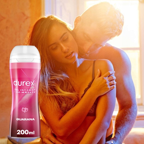 ŻEL DUREX PLAY 2w1 z Pobudzającą Guaraną 200 ml Stymulujący Do Masażu