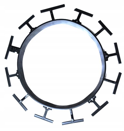 OBRZEŻE OGRODOWE TRAWNIKOWE 7,8cm PALISADA BORDER 78mm 20m + 100 KOTEW