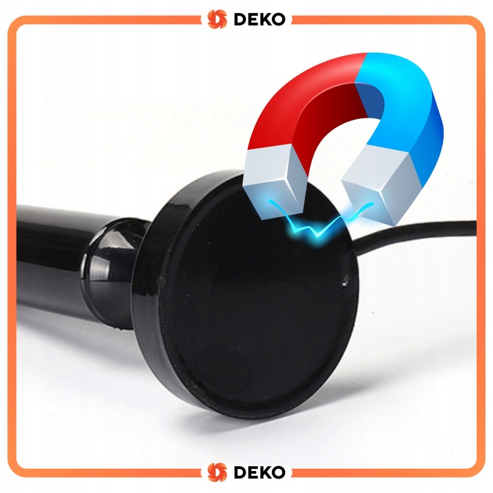 Antena Pokojowa DVBT2 Wewnętrzna HEVC Deko TV Naziemna 28Db Wzmacniacz