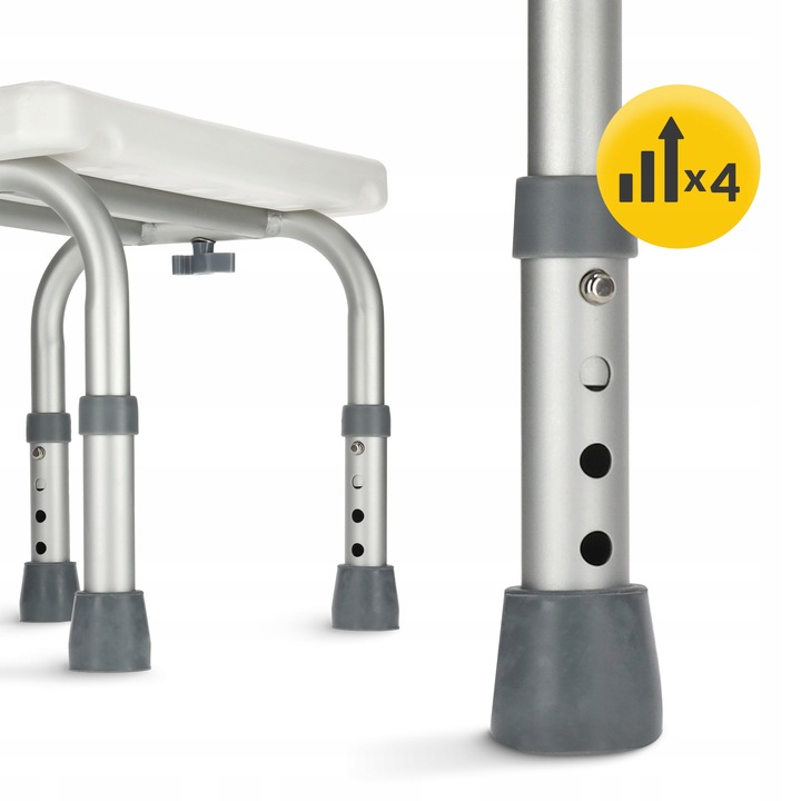 TABORET STOPIEŃ SCHODEK SIEDZISKO DO WANNY PRYSZNIC REGULOWANA WYSOKOŚĆ