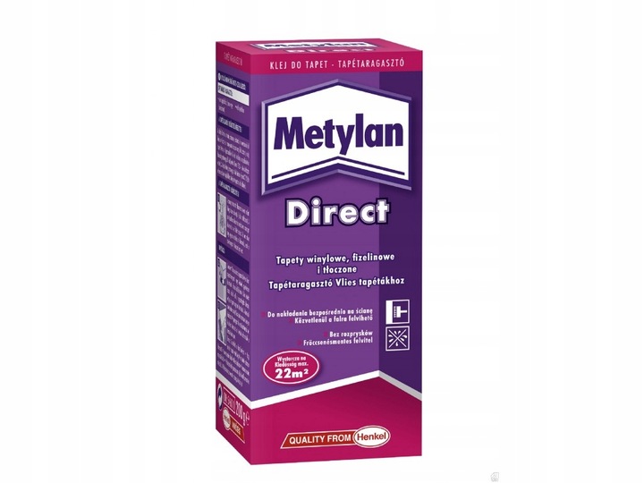 KLEJ METYLAN DIRECT DO TAPET NA FLIZELINIE HENKEL 200G