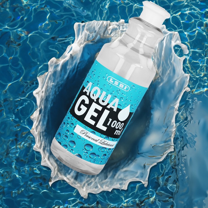 Aqua Gel 1000ml Wodny Żel Intymny Profesjonalny Lubrykant Dla Par I