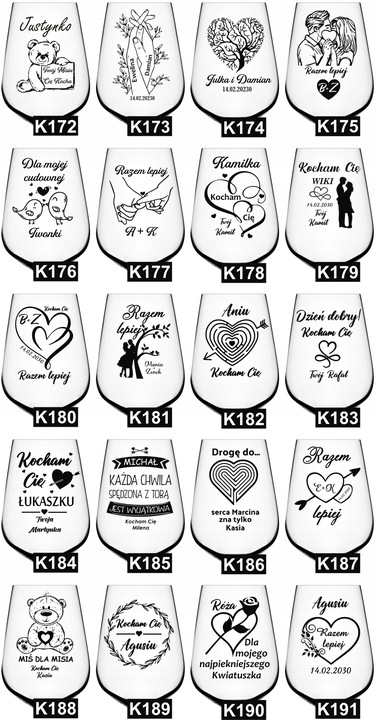 KIELISZEK do wina z grawerem na DZIEŃ KOBIET URODZINY kieliszek XXL