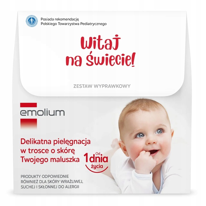 EMOLIUM DERMOCARE Zestaw Emulsja Do Kąpieli 400ml ,Do Ciała 400ml,