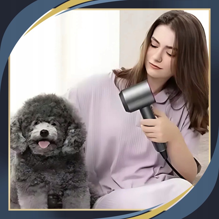 Suszarka Do Włosów Z DYFUZOREM Jonizacją Prezent Cicha Końcówki 5w1