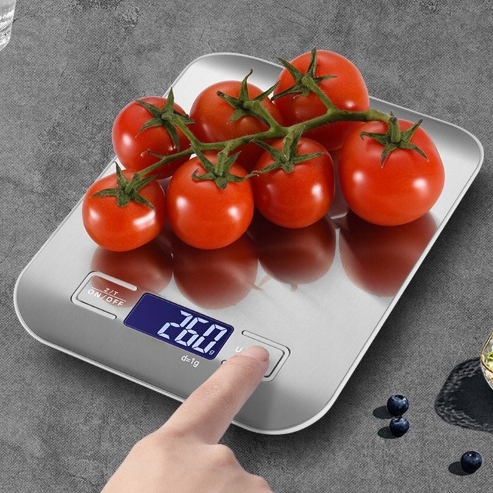 PRECYZYJNA WAGA KUCHENNA DO 10kg I 1g DOMOWA ELEKTRONICZNA TARA LCD