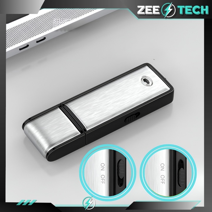 MINI DYKTAFON SZPIEGOWSKI PENDRIVE 16 GB PODSŁUCH PLUSKWA DETEKCJA