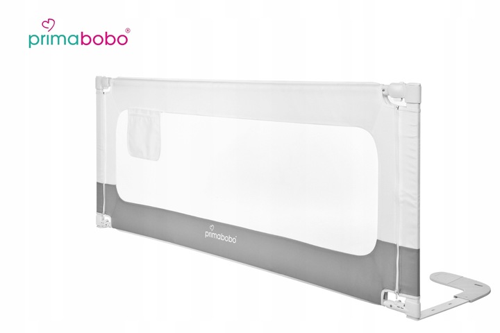 PRIMABOBO Barierka do łózka VELVO 140cm, osłona ochronna dla dzieci