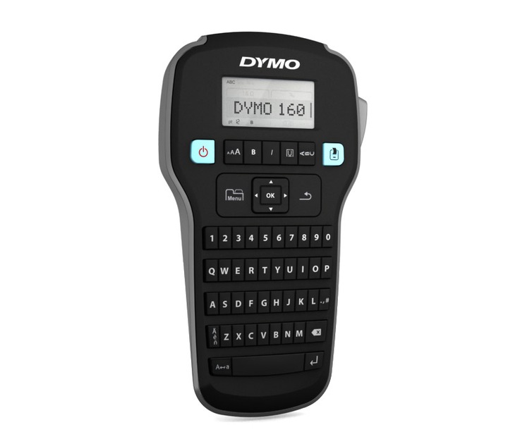Drukarka etykiet DYMO LabelManager 160 LM160 + 5 taśm D1 45013 biała 12mm