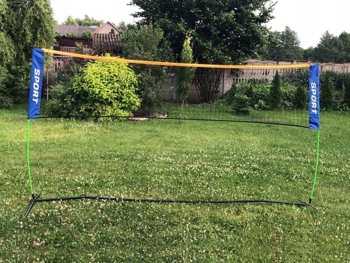 Siatka 4w1 do badmintona siatkówki tenisa 6M Hit