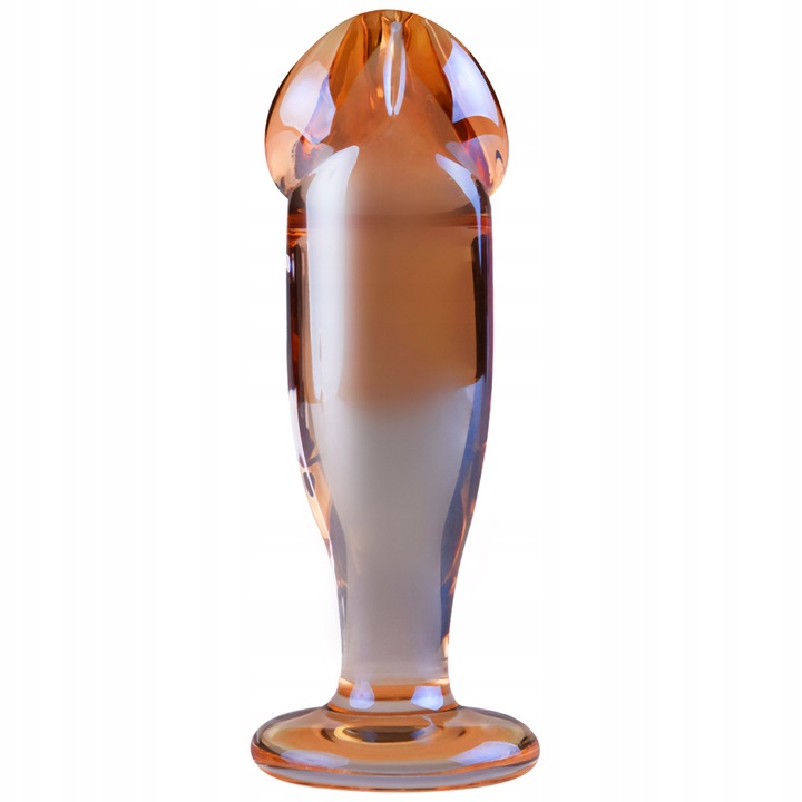 Korek Analny o Kształcie Penisa ze Szkła Anal Plug