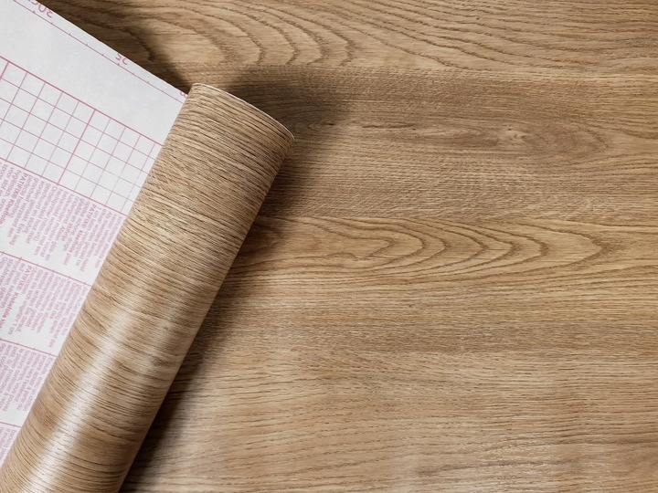 Okleina Drewnopodobna DĄB Folia Meblowa Klejowa 90x210cm Wzory Do