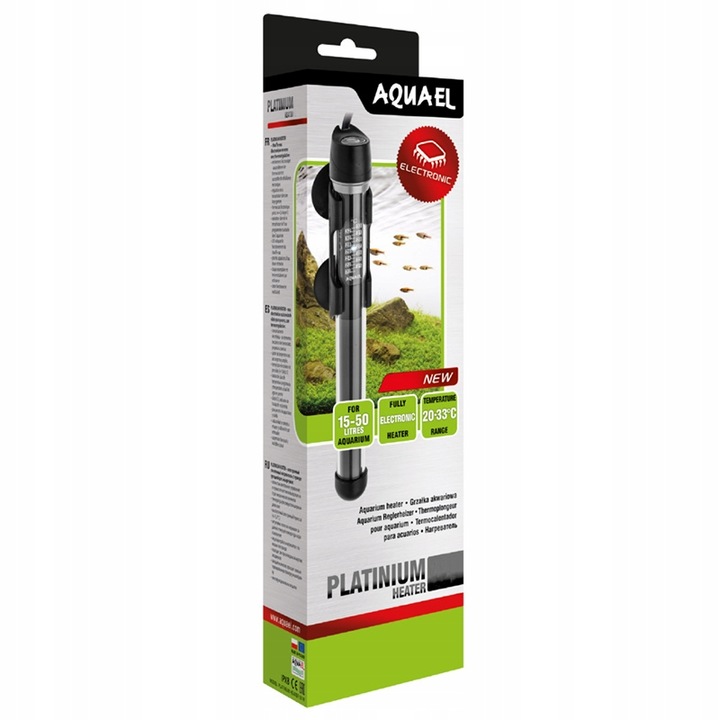 AQUAEL PLATINIUM HEATER 25W GRZAŁKA DO AKWARIUM