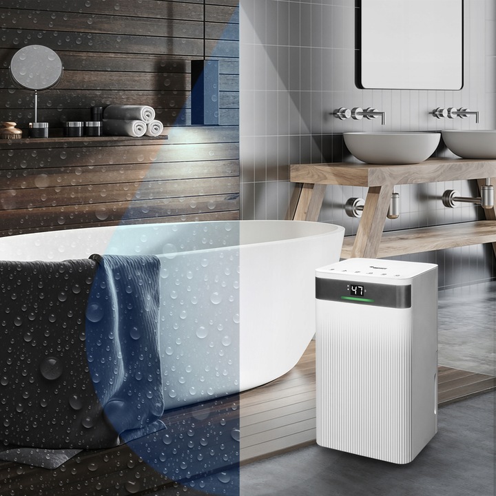 Osuszacz powietrza MYCOND Tibo Eco 12l/24h z Wi-Fi +Timer + Higrostat