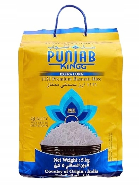 RYŻ Basmati długoziarnisty PUNJAB KING premium 5 kg