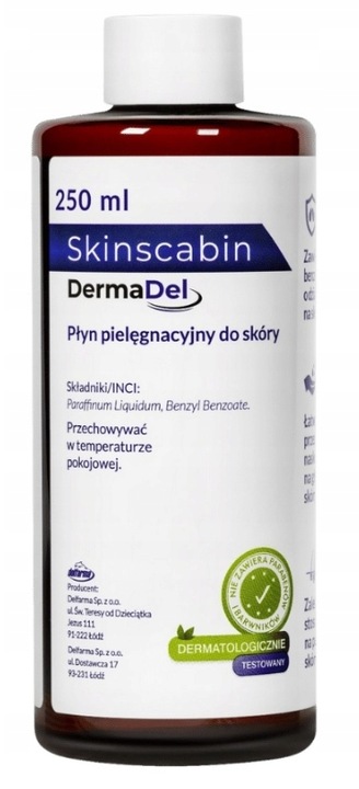 SKINSCABIN na świerzb u królików psów kotów 250 ml Duże opakowanie