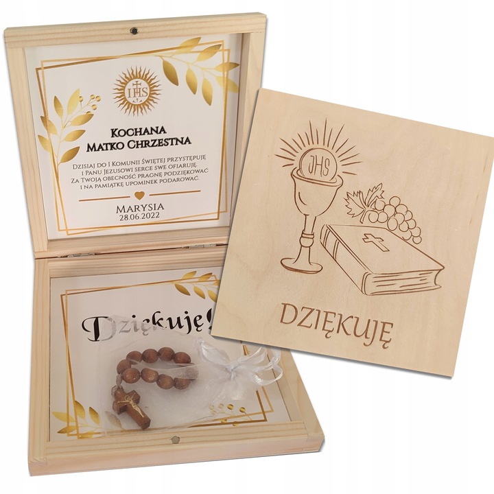 PODZIĘKOWANIE dla Chrzestnych/Dziadków Komunia Św PR 239
