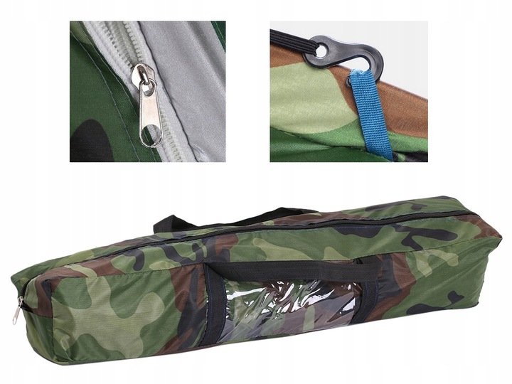 NAMIOT TURYSTYCZNY KEMPINGOWY MOSKITIERA MORO XXL