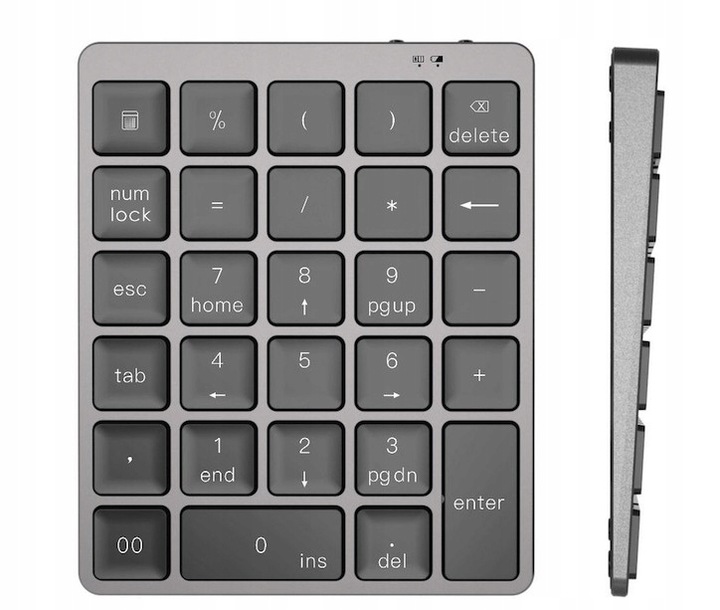BEZPRZEWODOWA KLAWIATURA NUMERYCZNA BLUETOOTH DO LAPTOPÓW