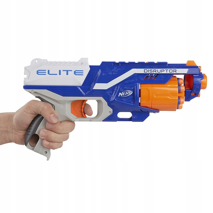 PISTOLET NERF ELITE DISRUPTOR NA STRZAŁKI +DODATKI