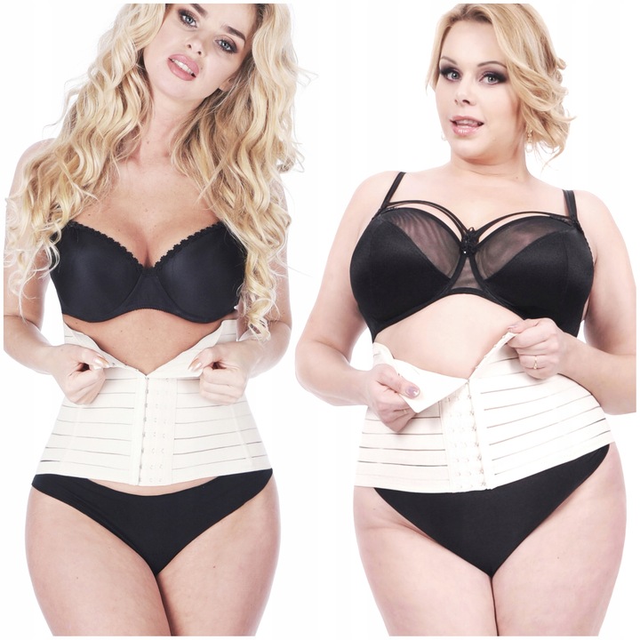 Orirose PAS gorset mocno WYSZCZUPLAJĄCY brzuch talię poporodowy Z REGULACJĄ