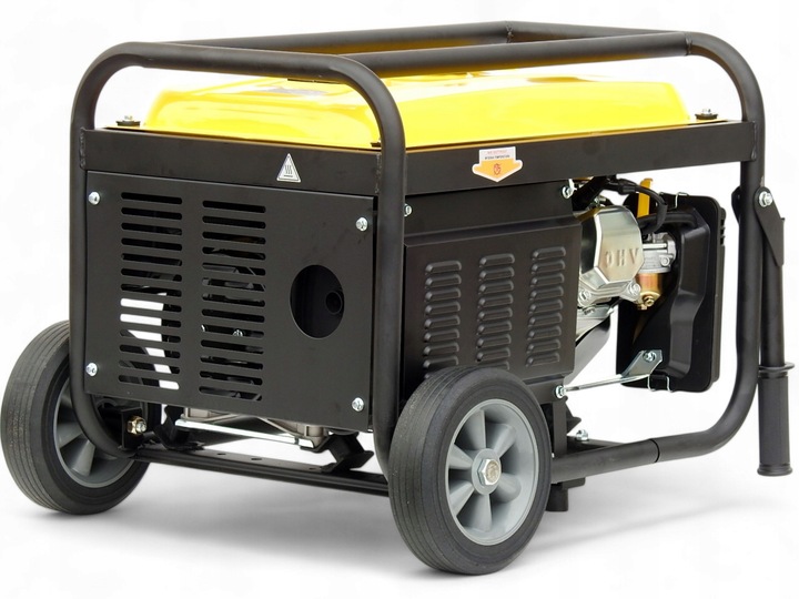 AGREGAT PRĄDOTWÓRCZY 5200W generator prądu GROM POLSKA MARKA +KOŁA, AVR+