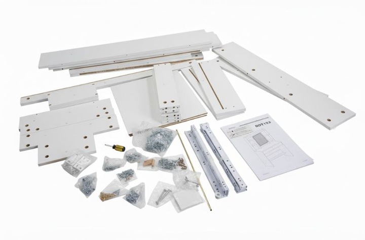 Toaletka lustro LED oświetlenie regulowana biała nowoczesna