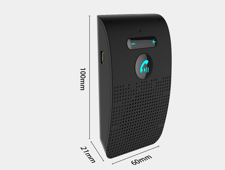 ZESTAW GŁOŚNOMÓWIĄCY PO POLSKU DO SAMOCHODU BEZPRZEWODOWY BLUETOOTH 5.0 B7R