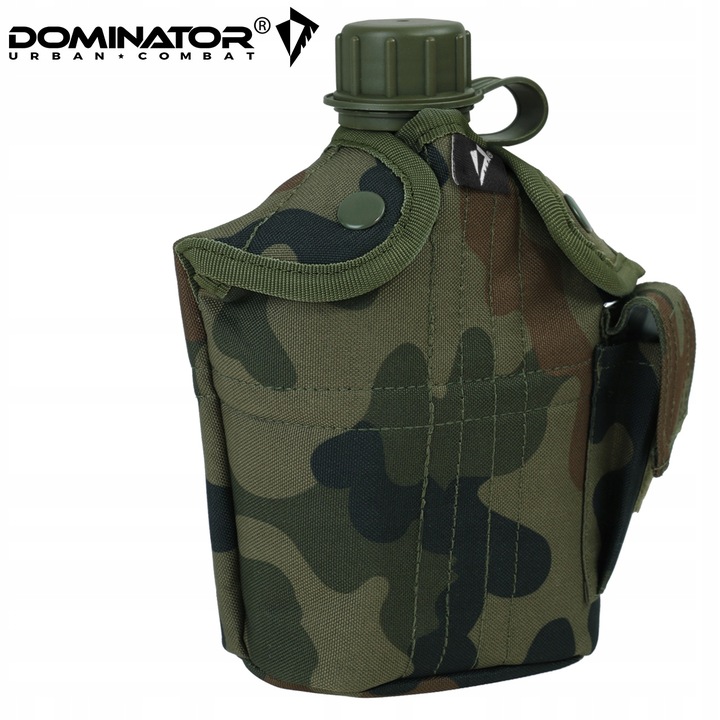 Manierka Turystyczna z Kubkiem Wojskowa 1L MENAŻKA BIDON DOMINATOR WZ.93