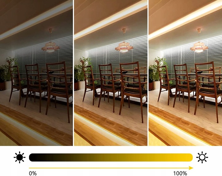 Taśma LED Neon COB 24V rolka 10m 480/m 4000K BIAŁA NEUTRALNA 10Wm 8MM