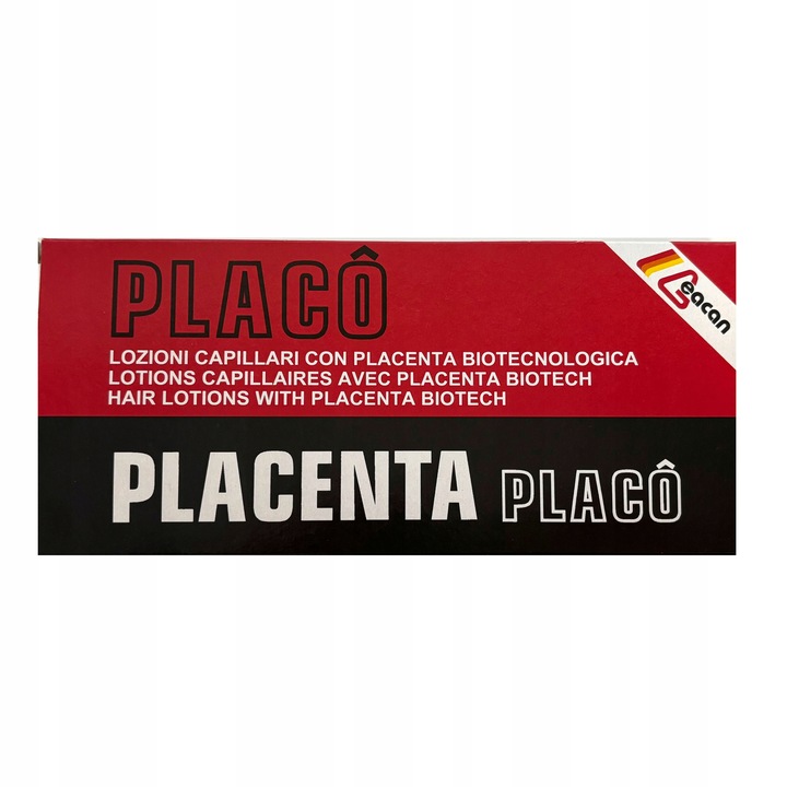 Ampułki do włosów PLACENTA PLACO na porost włosów przeciw wypadaniu 2x 12