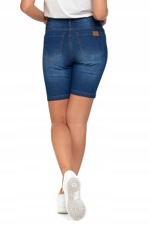 SZORTY wygodne Spodenki NIEBIESKI jeans - M