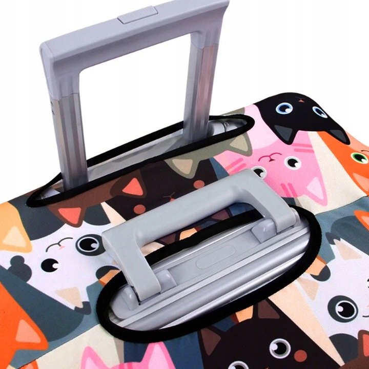 Pokrowiec Na Walizkę Podróżną Ochronny Etui Rozmiar M Bagaż 62x43x27cm