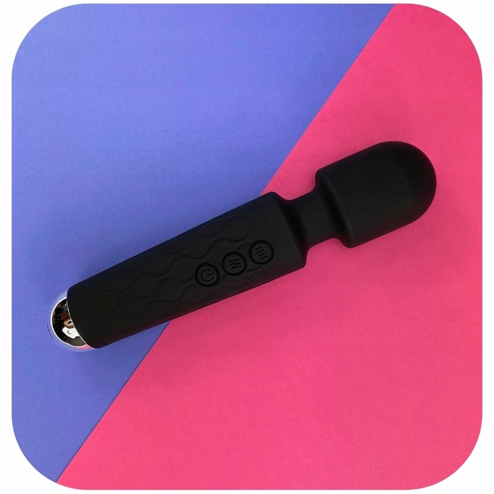 MASAŻER ŁECHTACZKI MOCNY WIBRATOR DO ORGAZMÓW MAGICZNA RÓŻDŻKA MAGIC WAND