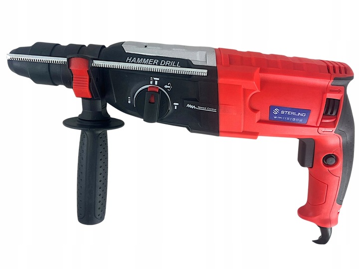 MŁOTOWIERTARKA MŁOT UDAROWY WIERTARKA Z UDAREM 2950W SDS+ 4,8J WIERTŁA