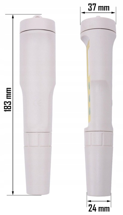 Miernik pH metr tester bufory wody ATC temperatura akwarium kompensacja