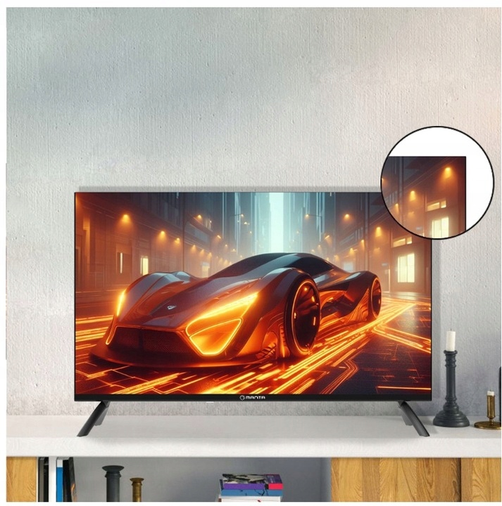 Telewizor Manta 32LHN124E 32" LED HD DVB-T2 Frameless 60Hz