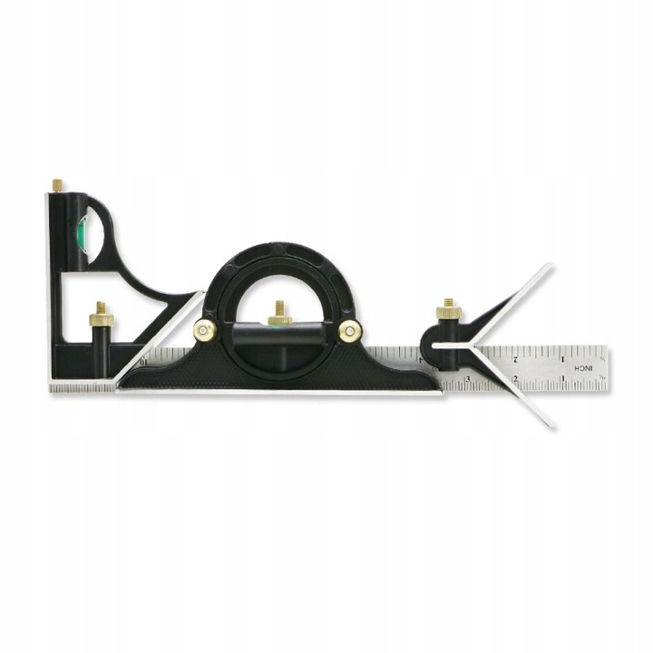 KĄTOWNIK KOMBINOWANY LINIAŁ 300 mm KĄTOMIERZ 0-180