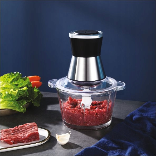 ELEKTRYCZNY ROZDRABNIACZ DO ŻYWNOŚCI MALAKSER 3w1 2 PRĘDKOŚCI 2L LUND 500W