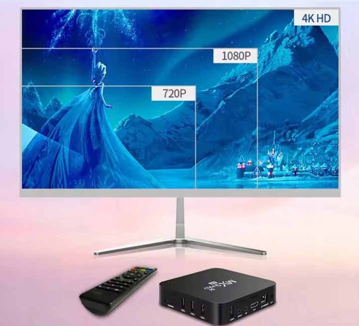 DEKODER ANDROID 7.1 SMART TV BOX 8GB MXQ PRO 4K ODTWARZACZ