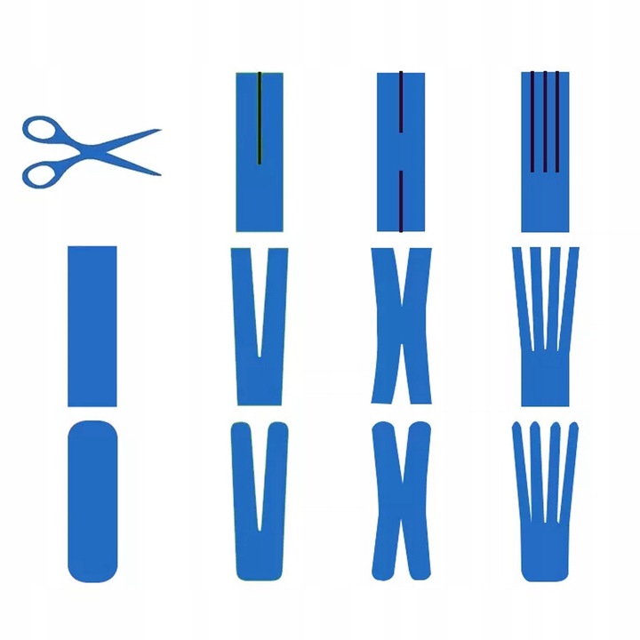 5x TAŚMA KINEZJOLOGICZNA TEJPY KINESIO KINESIOTAPING 5cmx5m +1 TAPE