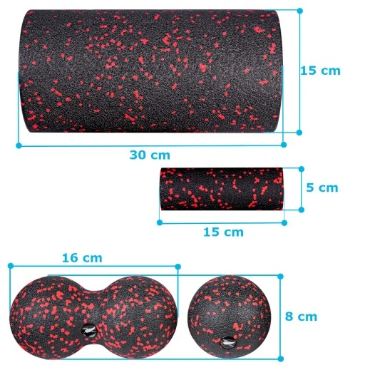 Zestaw EPP roller, wałek do masażu piankowy duobal Medi Sleep