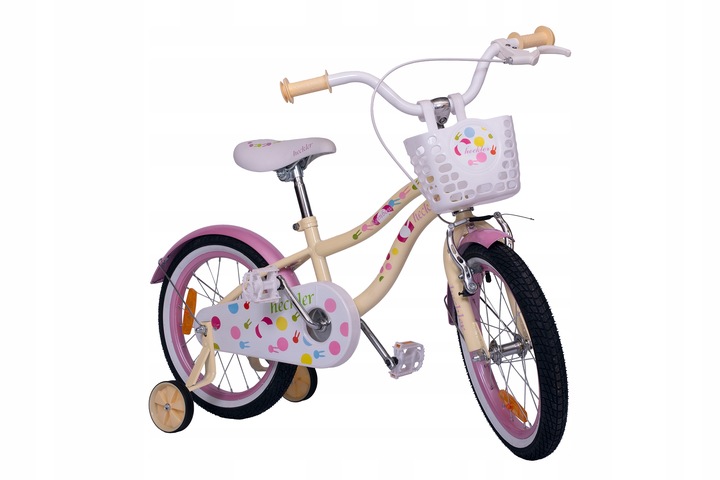 Rowerek dziecięcy Heckler Rainbow 16" White / Yellow